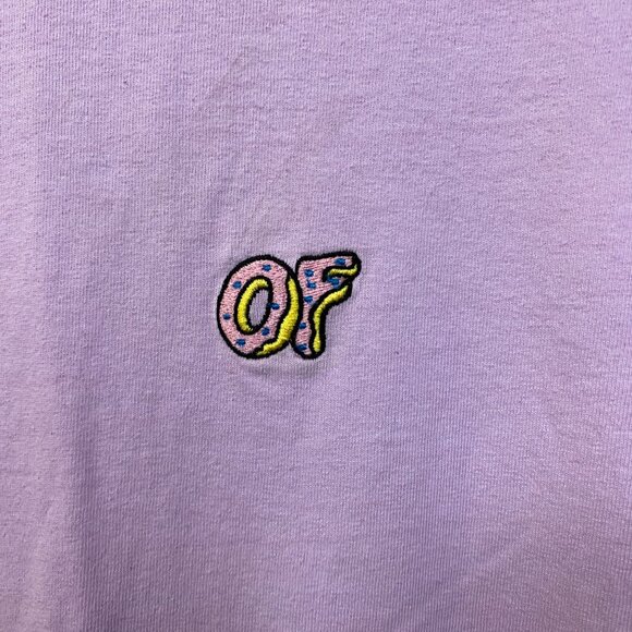 Odd future Embroidered Logo Purple Tshirt size Medium - Picture 2 of 4